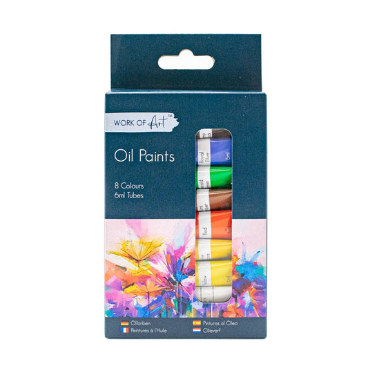 Paint Set Oil 6ml Tubes x 8