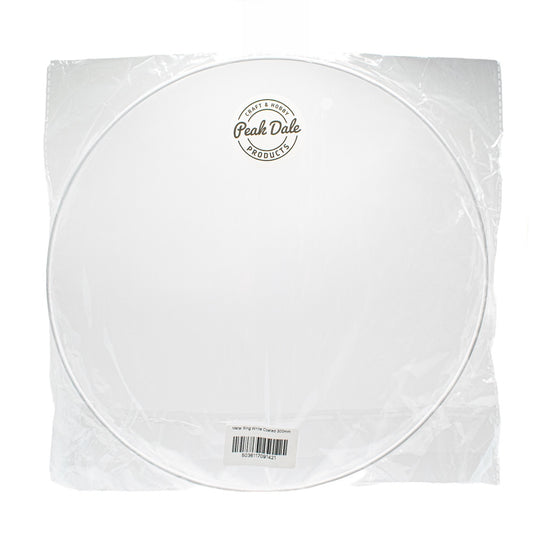 Metal Ring White Plastic Coated 300mm O.D.