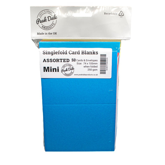 Cards Singlefold (50 PACK) Mini Assorted