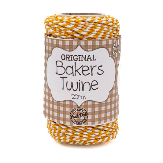 Bakers Twine SAHARA SAND/WHITE 20 mt - Default Title (BAKSAH)