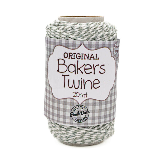 Bakers Twine SILVER/WHITE 20mt - Default Title (BAKSIL)