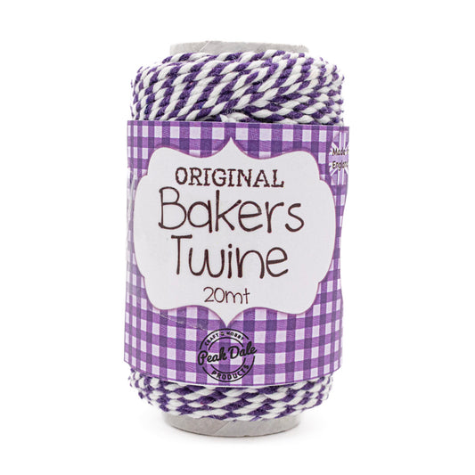 Bakers Twine VIOLET/WHITE 20mt - Default Title (BAKVIO)
