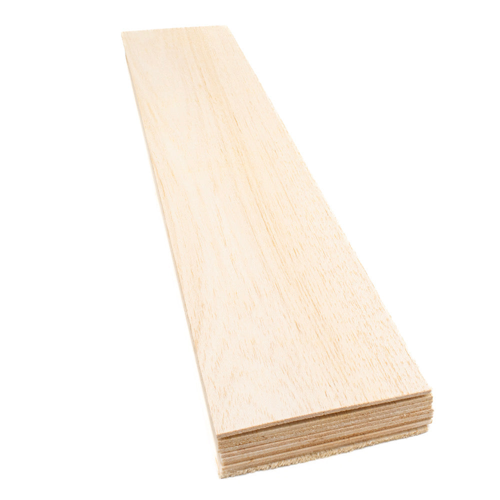 Balsa 2.4 x 100 x 450 mm Pack 10 - Default Title (BALSA2X100)