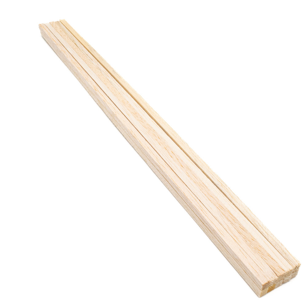 Balsa 6.4 x 6.4 x 450 mm Pack 10 - Default Title (BALSA6X6)