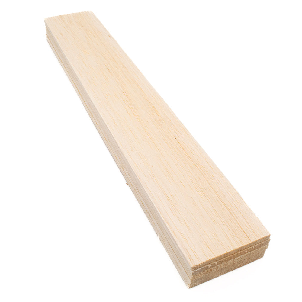 Balsa 6.4 x 75 x 450 mm Pack 5 - Default Title (BALSA6X75)
