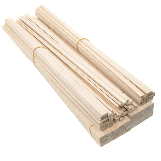Balsa Big Pack - Rectangle 100 pieces - Default Title (BALSABPRECT)