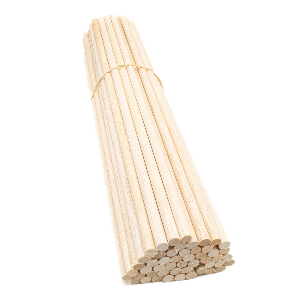 Balsa Dowel 10mm x 450mm Bulk Pack 50 - Default Title (BALSADOW10-50)