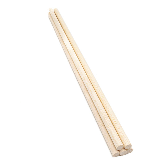 Balsa Dowel 10mm x 450 mm Pack of 5 - Default Title (BALSADOW10)