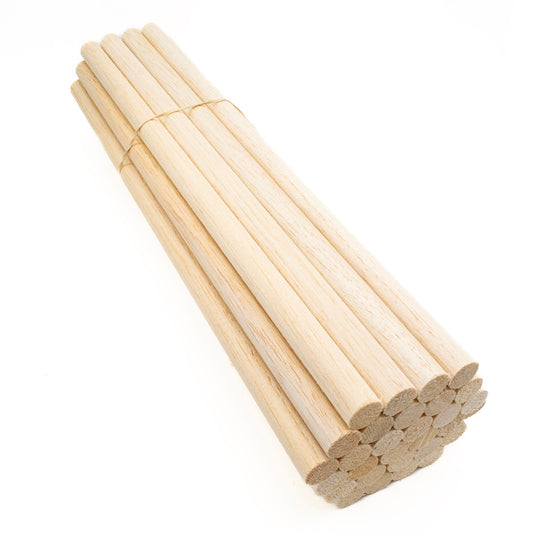 Balsa Dowel 19mm x 450mm Bulk Pack 30 - Default Title (BALSADOW19-30)