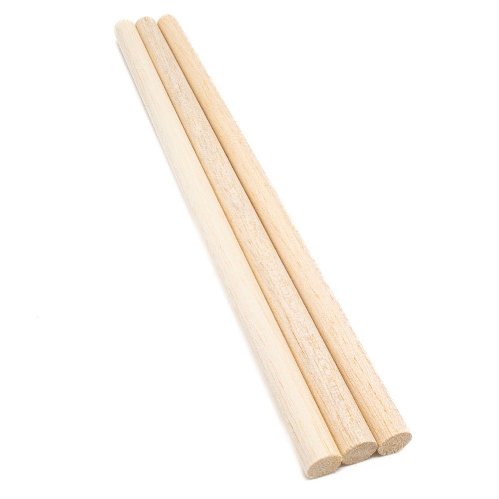 Balsa Dowel 19mm x 450mm Pack of 3 - Default Title (BALSADOW19)