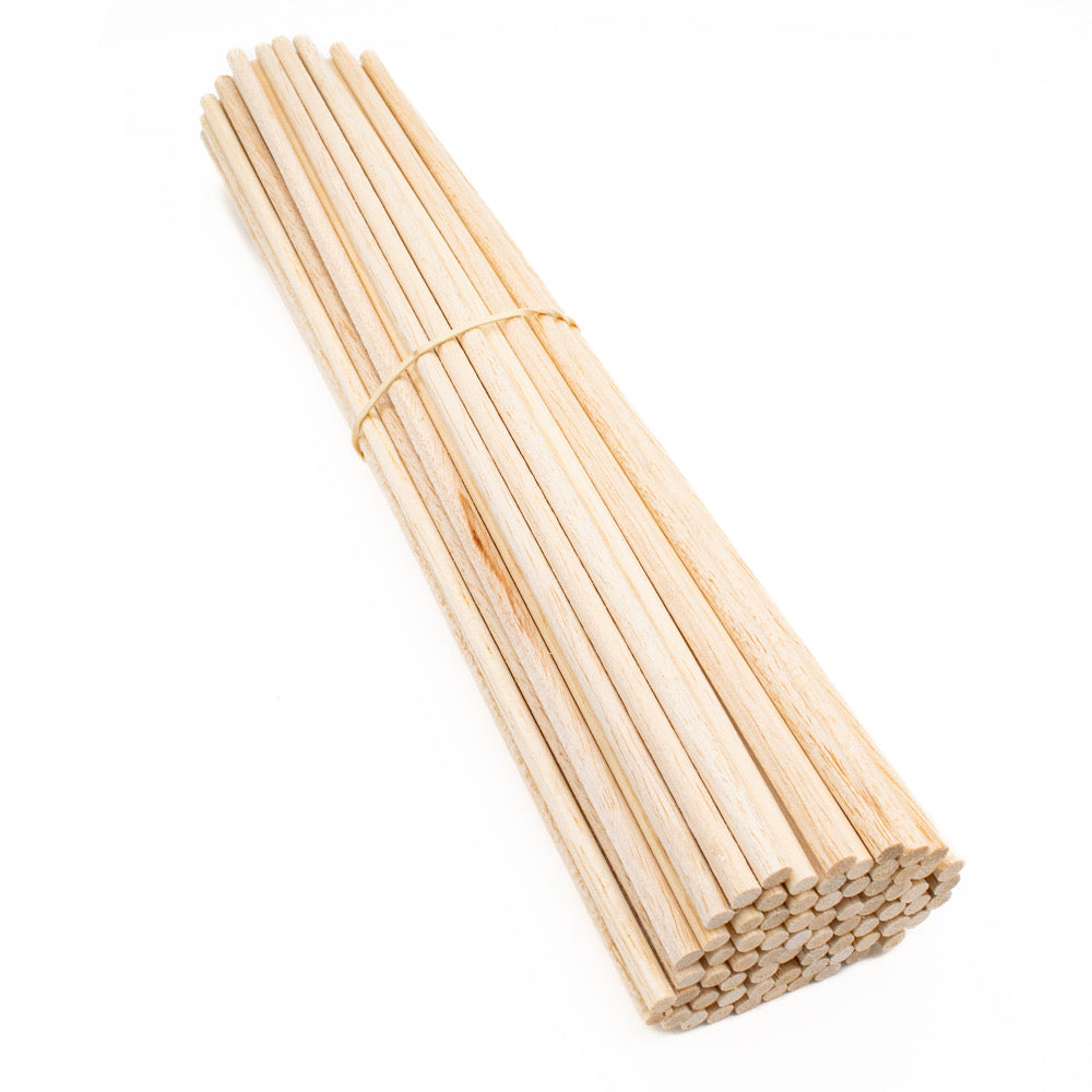 Balsa Dowel 8mm x 450mm Bulk Pack 75 - Default Title (BALSADOW8-75)