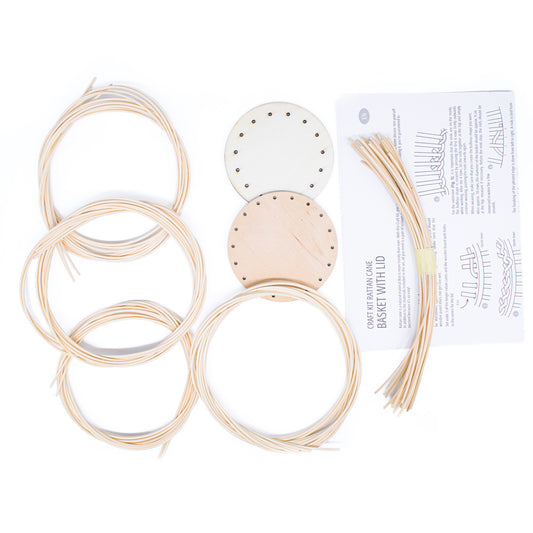 Basketry Kit Basket with Lid 10cm - Default (BASKITBASLID)