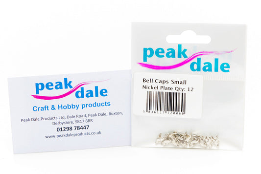 Bell Caps Small Nickel Plated Pack of 12 - Default Title (BELLCAPSNP)