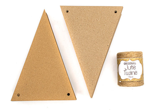 Bunting Eco Brown Kraft Board Pack 300 + Jute - Default Title (BUNTKRA300)