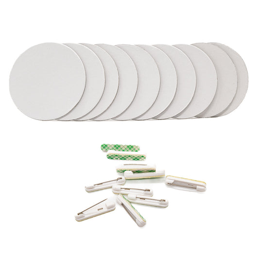 Badge Making Set 50mm dia Pack of 10 - Default Title (BUTBADSET)