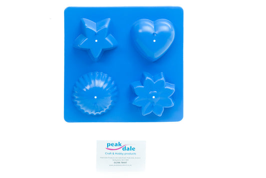 Candle Tray Mould CTM2 makes 4 - Default Title (CANDMOUTRAY4)
