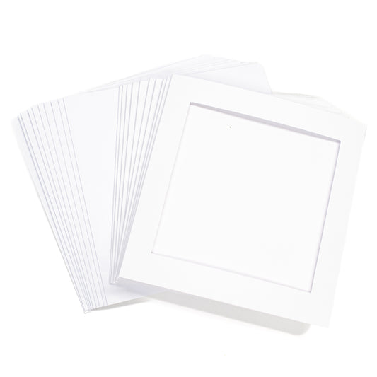 Cards Small SQ White - SQ Aperture PACK 50 SS-3