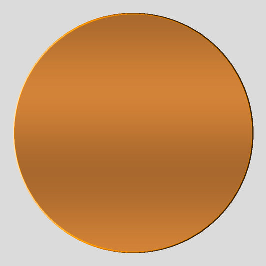 CB115 Round 80 mm Copper Blank 1 Pack - Default Title (CB115)