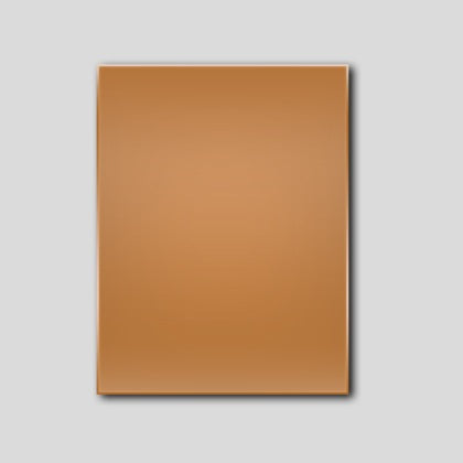 CB15 Oblong 25 x 12mm Copper Blank 10 Pack