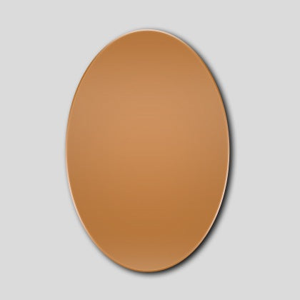 CB43 Oval 45 x 28mm Copper Blank 10 Pack