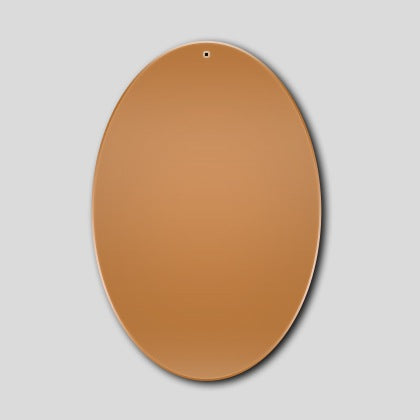 CB44 Oval 45x28mm Copper Pendant 5 Pack