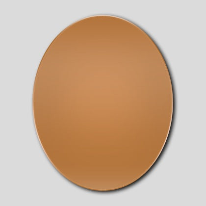 CB57 Oval 43 x 31 mm Copper Blank 10 Pack
