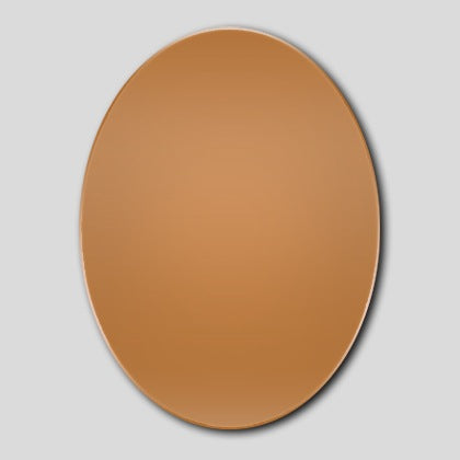 CB58 Oval 56 x 37 mm Copper Blank 5 Pack