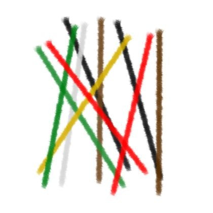 Chenille 12mm Astd Pack of 10