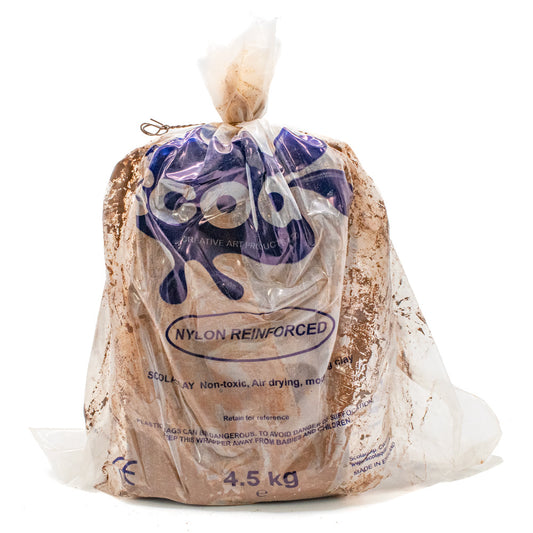 Scola Air Drying Clay Terracotta 4.5kg - Default (CLAYSCOAIRTERRA4.5)