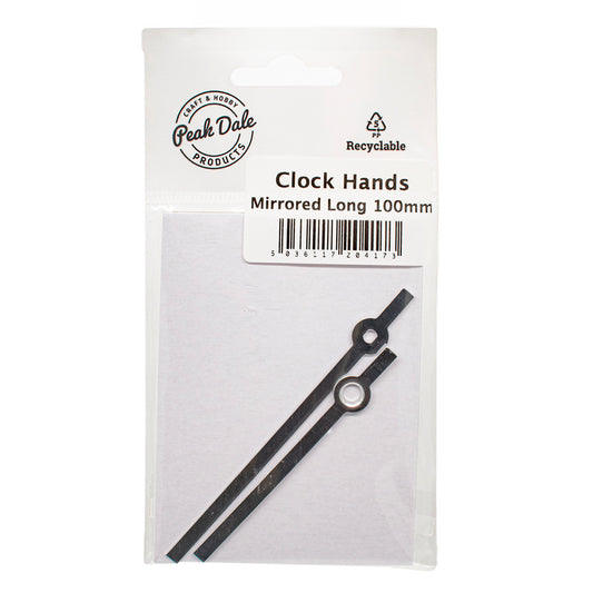 Clock Hands Mirrored Long 100mm - Default Title (CLOHANDSMIRLONG)