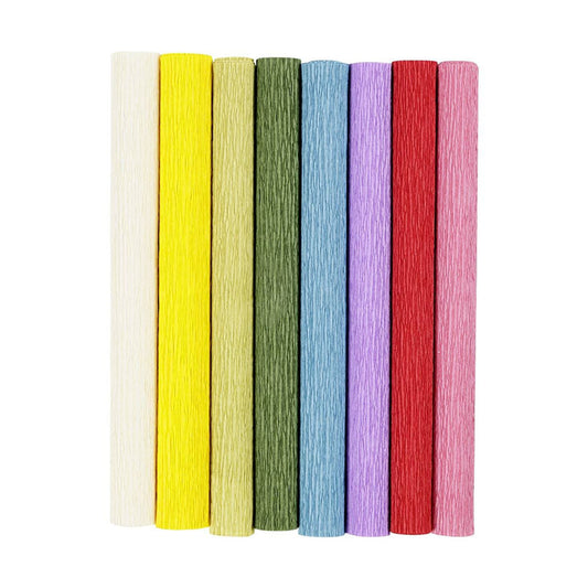 Crepe Paper 180% Stretch 25x60cm Standard 8 rolls - Default Title (CREPE25STD)