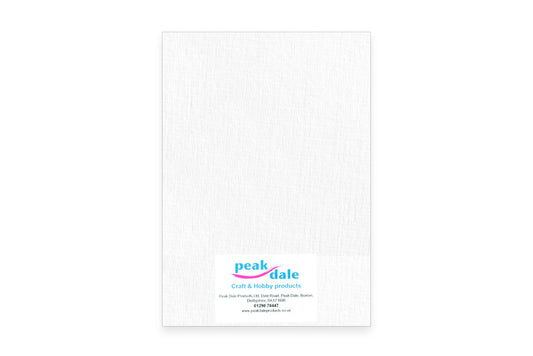 Cardstock A4 Linen White Pack of 100 (300gsm) - Default Title (CS3LINWHI)