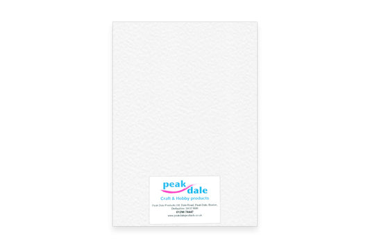 Cardstock A4 Hammered White Pack of 25 (240gsm) - Default Title (CSHAMWHI)