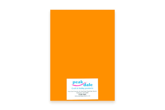 Cardstock Plain Orange A4 (25)