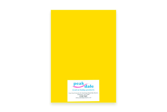 Cardstock A4 Sunflower Yellow Pack of 25 (250gsm) - Default Title (CSPLASUN)