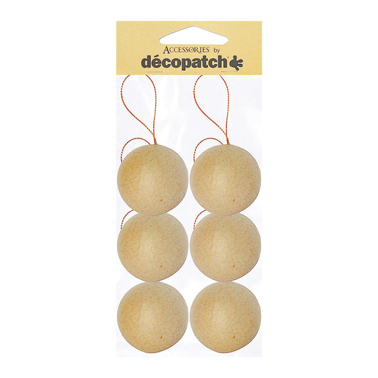 Decopatch Baubles with String (6)