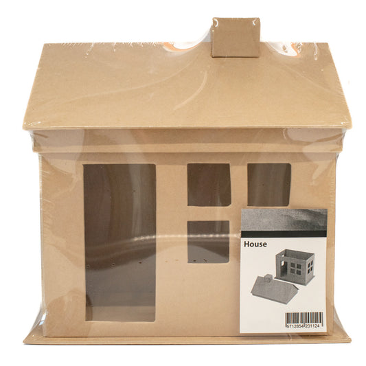 Paper Mache House 23 cm high - Default Title (DECHOUSE)