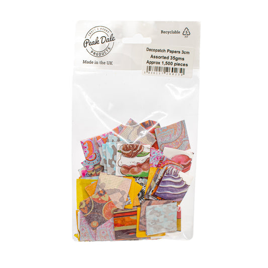 Decopatch Papers 3cm Assorted 35gms - Default Title (DECPAP3CMASTD)