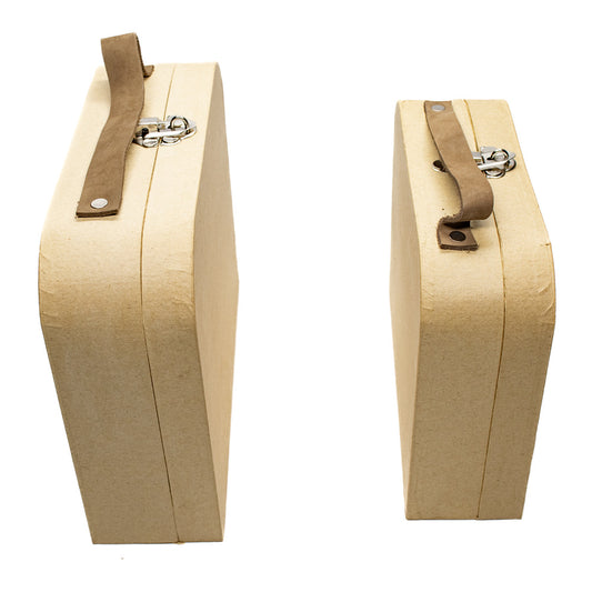 Suitcase Set of 2 Brown Handles - Default Title (DECSUIT)