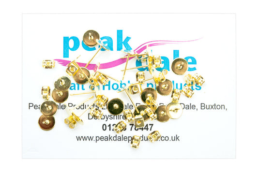 Ear Wires No 22 Gilt Plated 12 pairs - Default Title (EAR22G12)