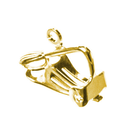 Ear Clips for drops Gilt Plated 12 Pairs - Default Title (EARCLIDROG12)