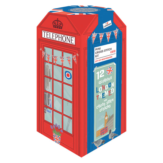 Embroidery Kit 12 Scenes of London - Default (EMBKIT12LONDON)