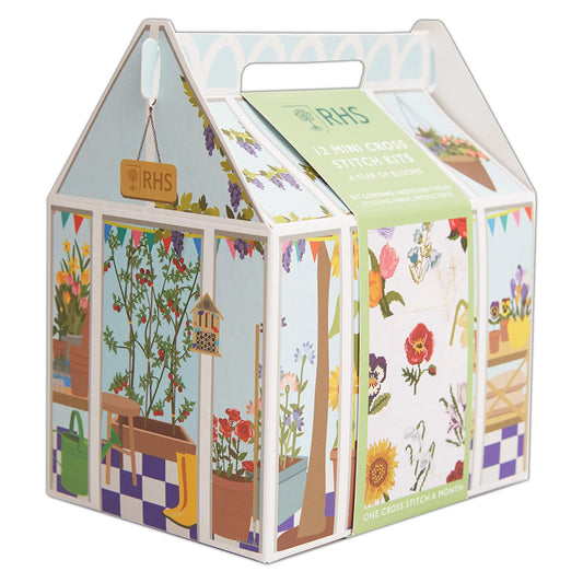 RHS Embroidery Kit 12 Months of Cross Stitch - Default Title (EMBKIT12MON)