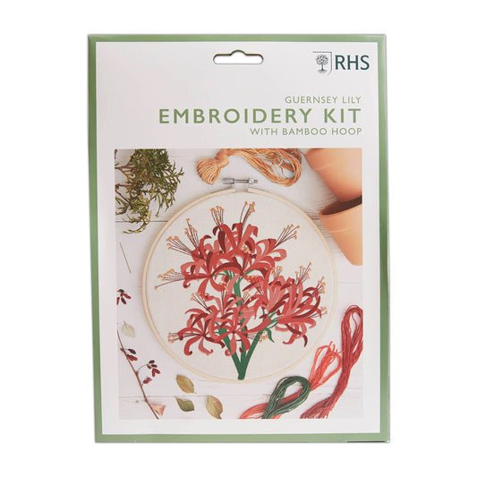 RHS Embroidery Kit Guernsey Lily - Default (EMBKITRHSGUE)