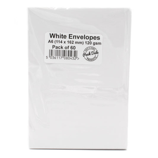 Envelopes A6 WHITE pk 60 - Default (ENVA6WH60)