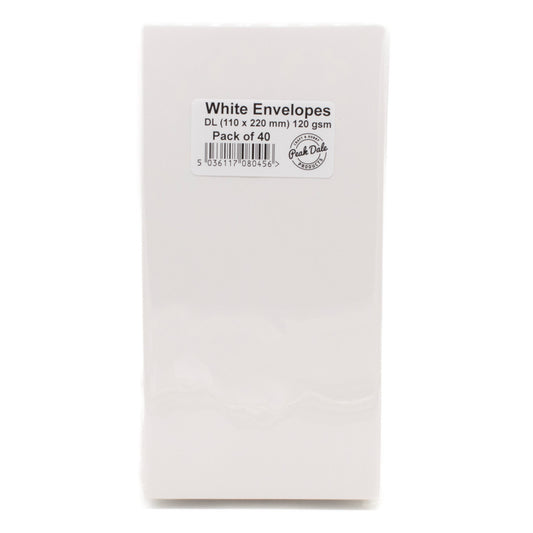 Envelopes DL WHITE Pack 40 - Default Title (ENVDLWH40)