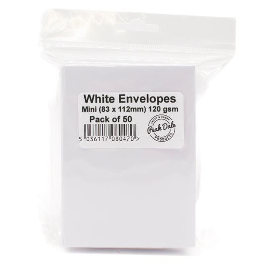 Envelopes Mini WHITE Pack 50 - Default Title (ENVMWH50)