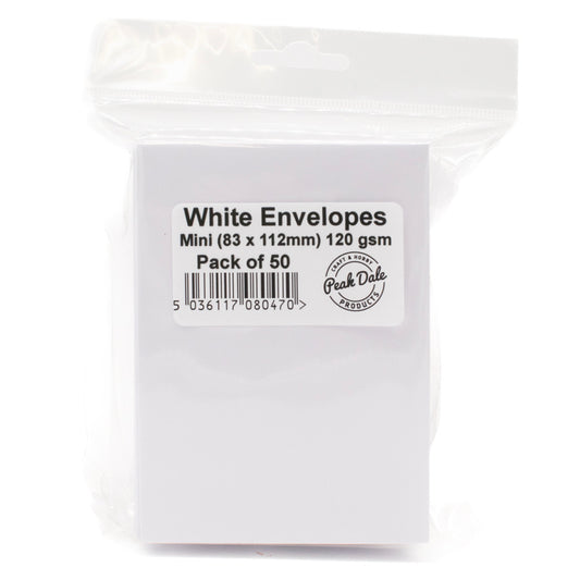 Envelopes Mini WHITE pk 50 - Default (ENVMWH50)