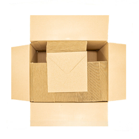 Envelopes Square BROWN KRAFT Box of 500 - Default Title (ENVSQK500)