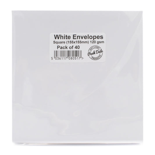 Envelopes Square WHITE pk 40 - Default (ENVSQWH40)